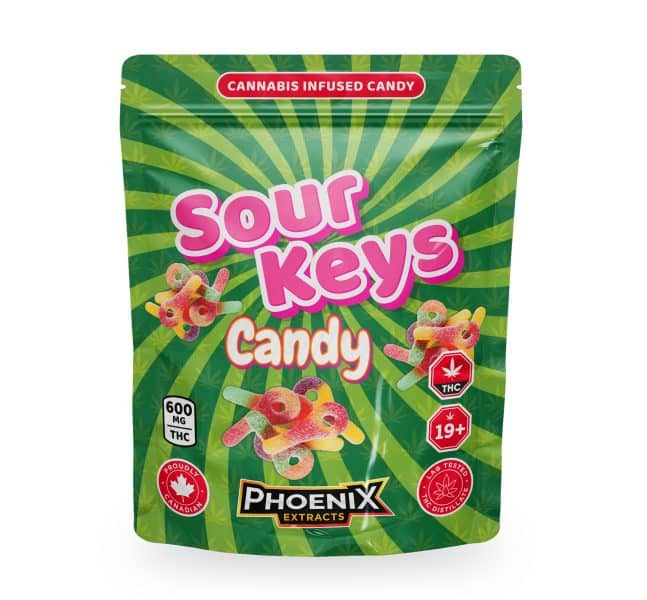 Sour Keys THC Candy